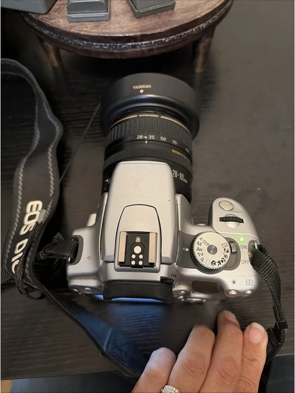 Canon EOS Kiss Digital X DS126151 with lens Battery charger 3 batteries  & Case